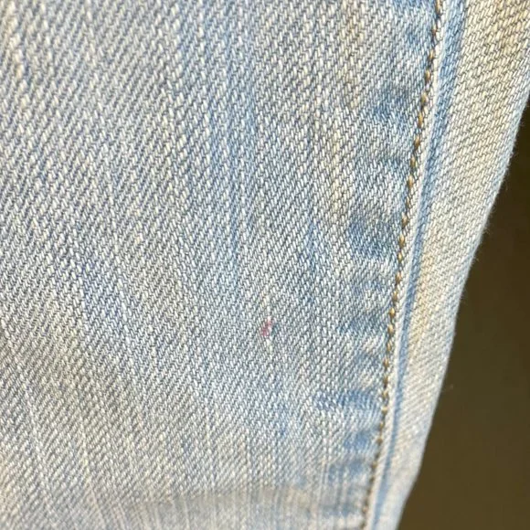 Dana Buchman Straight black label jeans light wash slight taper ankle size 6 - Picture 15 of 15